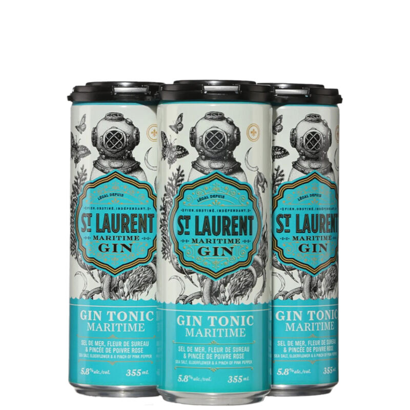 St-Laurent Gin Tonic Maritime 4 x