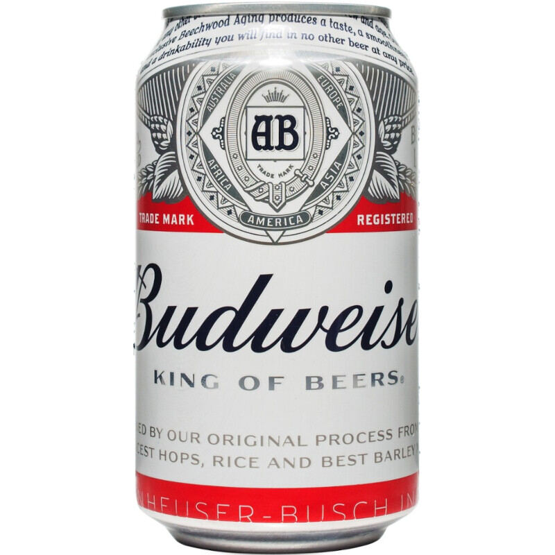 Budweiser Cans 355 ml (5%)