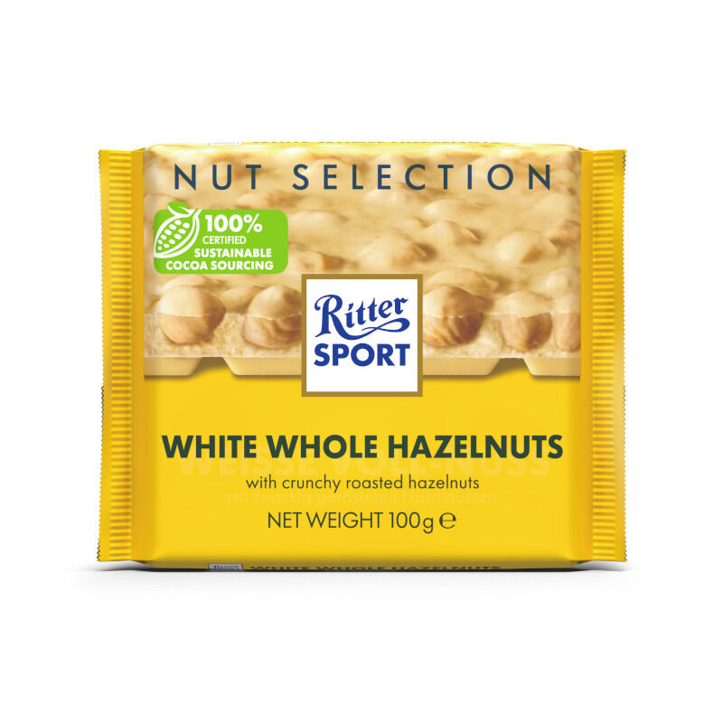 Ritter Sport White Whole Hazelnut