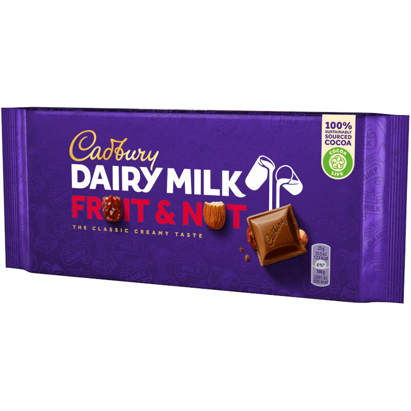 Cadbury Dairy Milk Fruit & Nut Bar