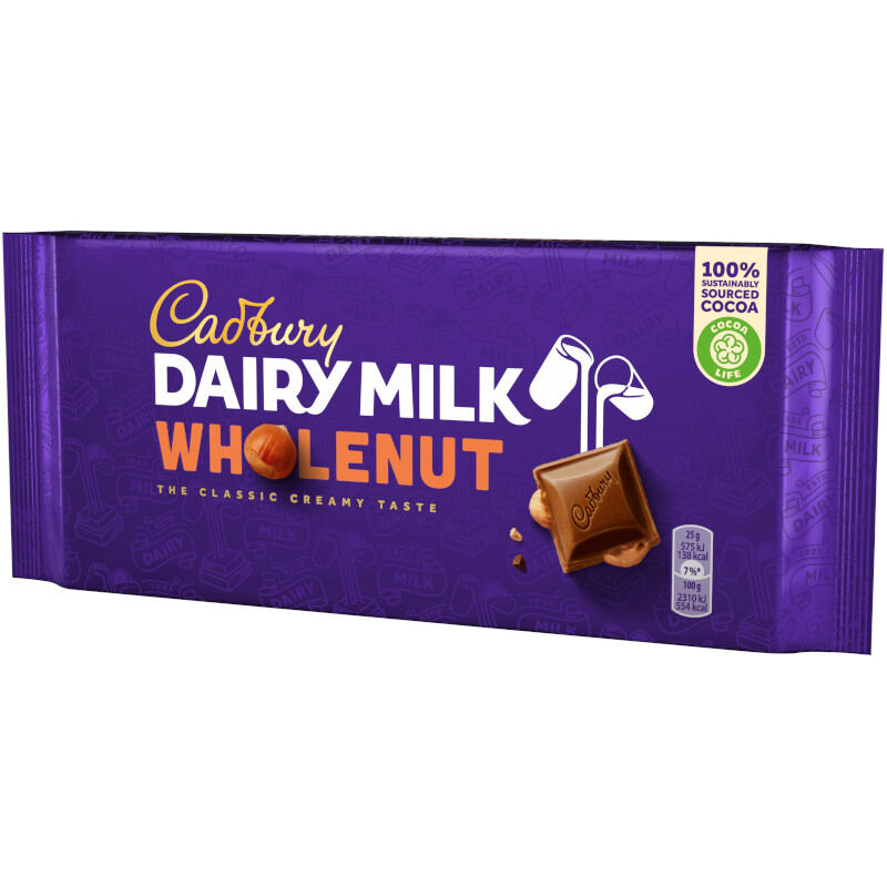 Cadbury Dairy Milk Whole Nut Bar